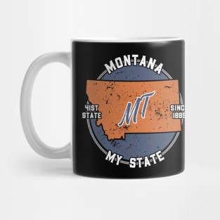 Montana My State Patriot State Tourist Gift Mug